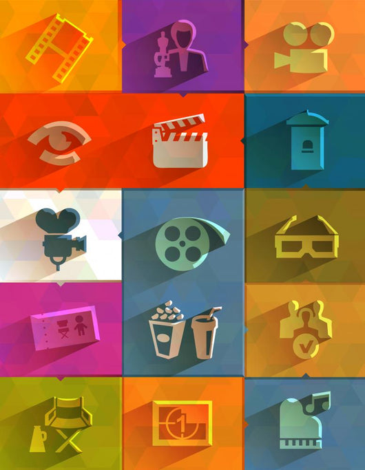 Cinema icon. Vector format 