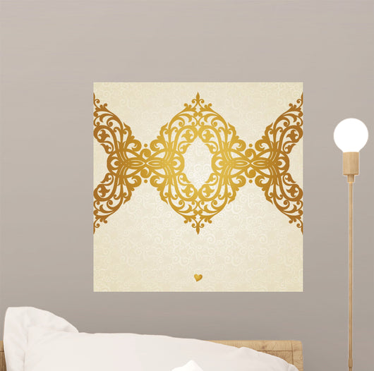 Vector seamless border in Victorian style. 