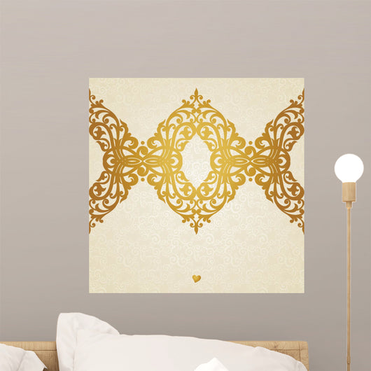 Vector seamless border in Victorian style. 