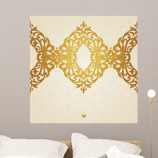 Vector seamless border in Victorian style. 