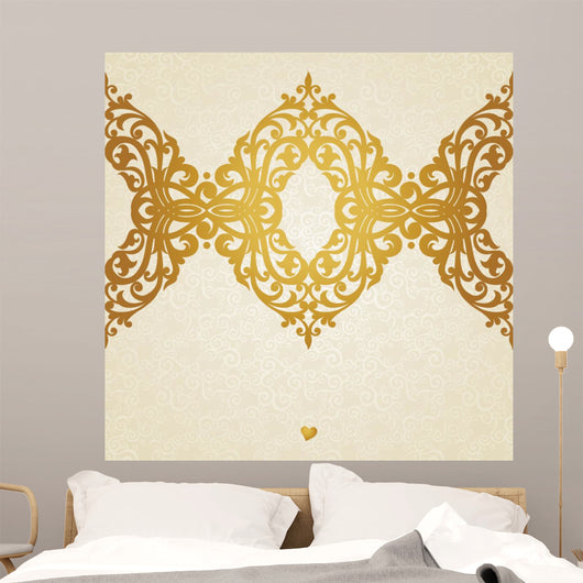 Vector seamless border in Victorian style. 