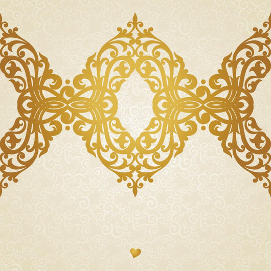 Vector seamless border in Victorian style. 
