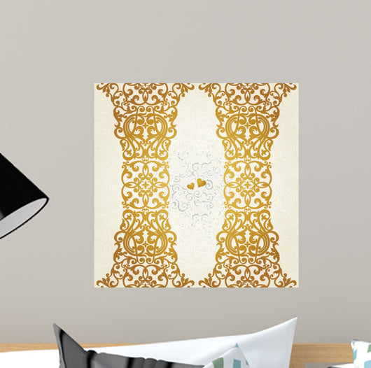 Vector seamless border in Victorian style. 
