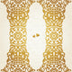 Vector seamless border in Victorian style. 