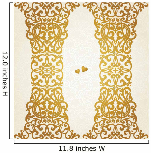 Vector seamless border in Victorian style. 