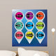 Map pins with New York, San Francisco, Vancouver, Puerto Rico, M 