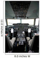 cockpit of an airplane Wall Mural