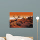 Dead Tree In Desert Monument Valley Of America Wall Mural