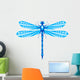 Dragonfly Isolated on White Wall Decal