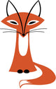 Stylized Fox Wall Decal