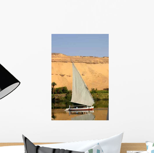 Egypte Assouan Felouque Wall Decal