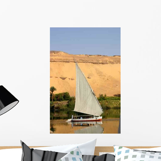 Egypte Assouan Felouque Wall Decal