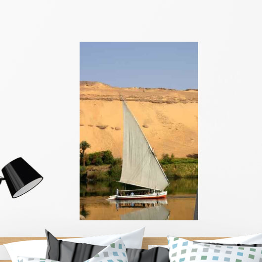 Egypte Assouan Felouque Wall Decal