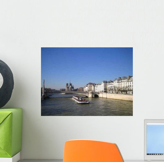 Barge Seine Wall Decal