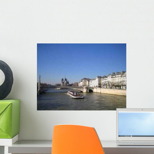 Barge Seine Wall Decal