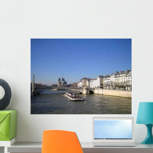 Barge Seine Wall Decal