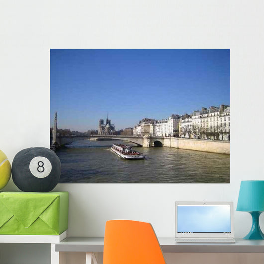 Barge Seine Wall Decal