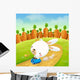 Conejo Y Zanahorias Wall Decal