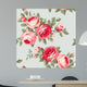 Wallpaper with Flowers Wall Decal