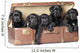 Labrador Puppies Sitting in a Retro Suitcase 