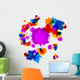 Colorful Vector Stains, Blots, Splashes Background Wall Decal