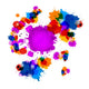 Colorful Vector Stains, Blots, Splashes Background Wall Decal