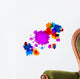 Colorful Vector Stains, Blots, Splashes Background Wall Decal