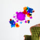 Colorful Vector Stains, Blots, Splashes Background Wall Decal