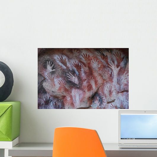 Hands Cave Wall Mural