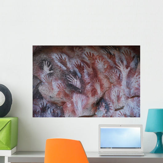 Hands Cave Wall Mural