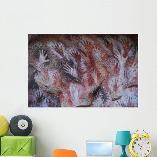Hands Cave Wall Mural