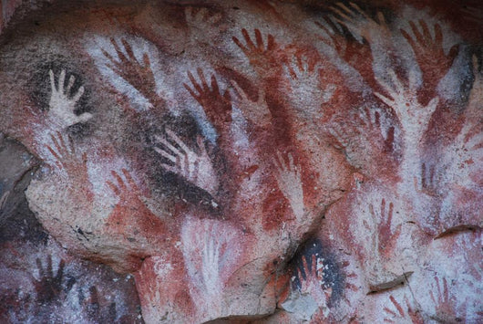 Hands Cave Wall Mural