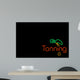 Colorful Neon Sign Advertising a Tanning Booth 