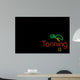 Colorful Neon Sign Advertising a Tanning Booth 