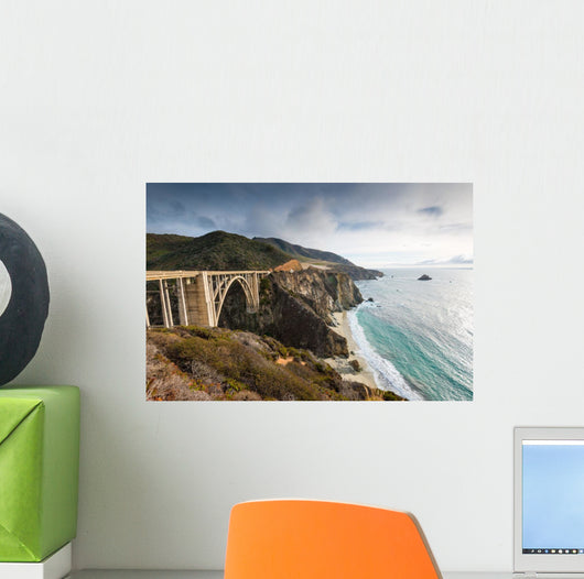 The Historic Bixby Bridge.  Pacific Coast Highway California 
