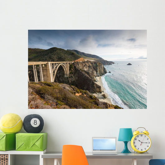 The Historic Bixby Bridge.  Pacific Coast Highway California 