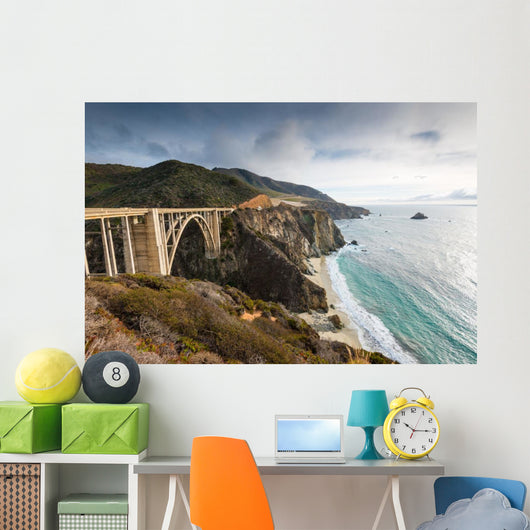 The Historic Bixby Bridge.  Pacific Coast Highway California 