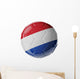 Soccer Ball. Flag of Netherlands Wall Decal