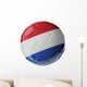 Soccer Ball. Flag of Netherlands Wall Decal