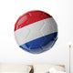 Soccer Ball. Flag of Netherlands Wall Decal