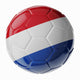 Soccer Ball. Flag of Netherlands Wall Decal