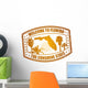 Welcome to Florida stamp Wall Decal