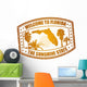 Welcome to Florida stamp Wall Decal