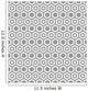 Seamless Hexagons Pattern Wall Decal