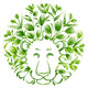 Floral Decorative Ornament Lion Wall Decal