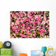 Abstract background of roses. Wall Mural