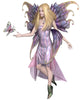 Purple Fairy with Butterfly Wall Mural