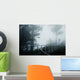 Severe Fog Mountain Lookout Wall Decal