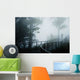 Severe Fog Mountain Lookout Wall Decal