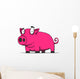 Pink Pig Wall Decal